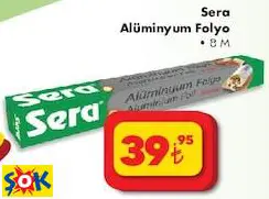 SERA ALÜMİNYUM FOLYO 8 M SERA ALÜMİNYUM FOLYO 8 M